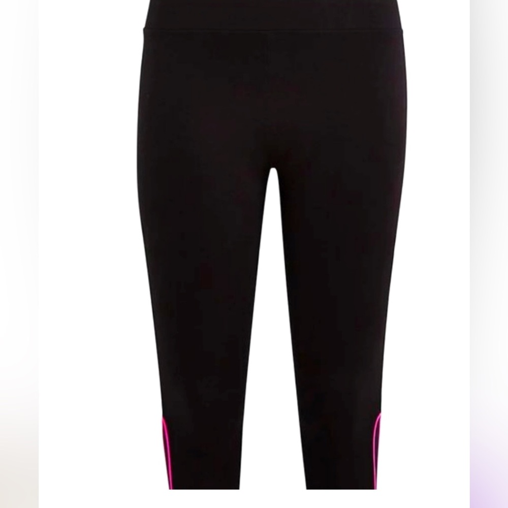 LOWEST🌺 NWT TORRID 2X BLACK SEE THRU MESH PANEL LEGGING PANTS - Picture 4 of 11